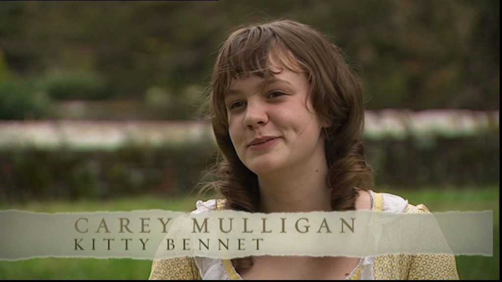 Carey Mulligan's first appearance in 2005 as Kitty Bennett in Pride and 
